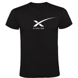 Black T-shirt Starlink Unisex 100% Cotton