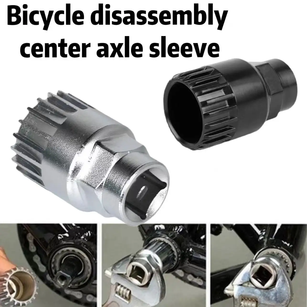Bike Bottom Bracket Removal Tool Socket 20 Tooth Spanner Crank Extractor Puller