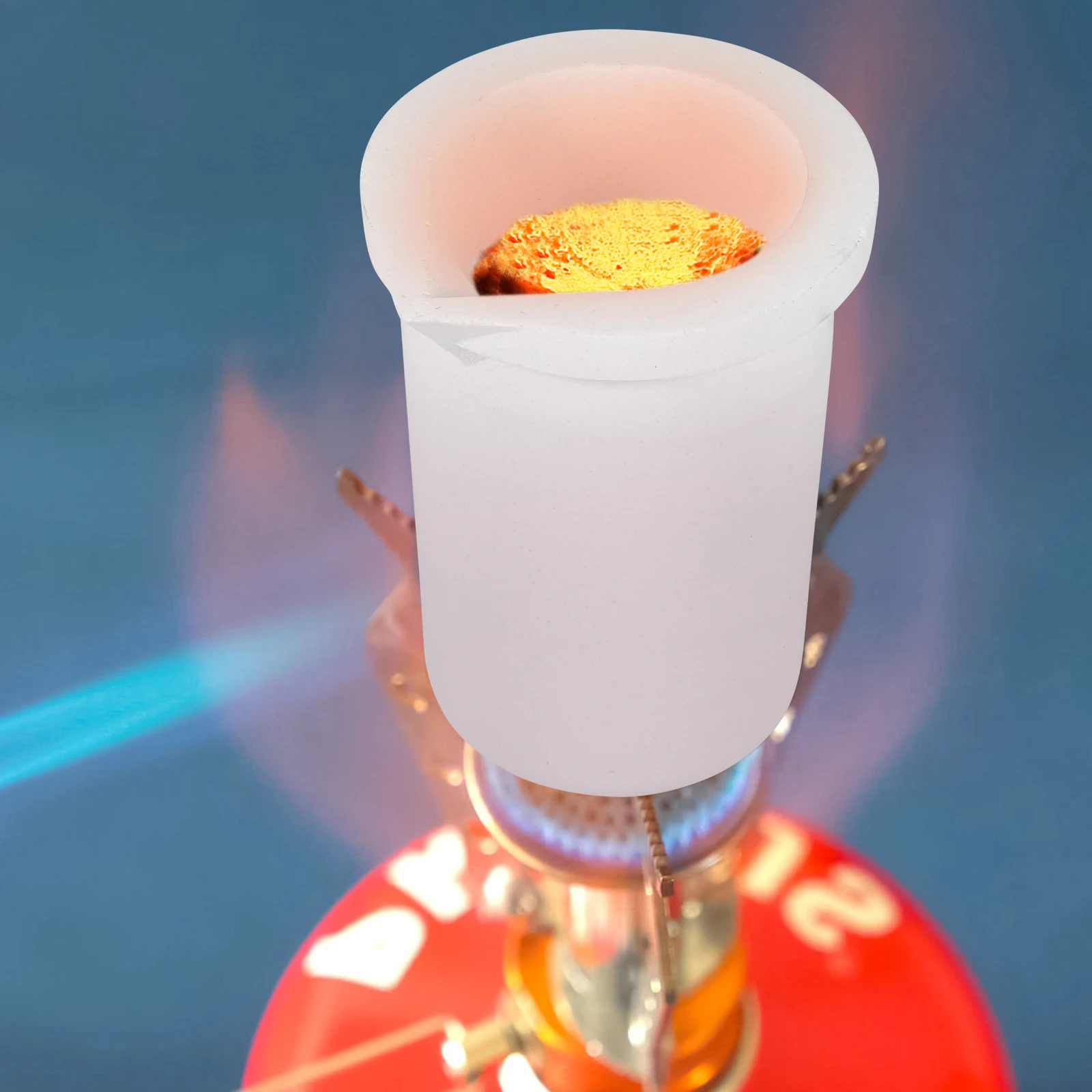 

2 кг кварцевый тигель для плавления, керамическая термостойкость для плавки драгоценных металлов, тигель для плавления