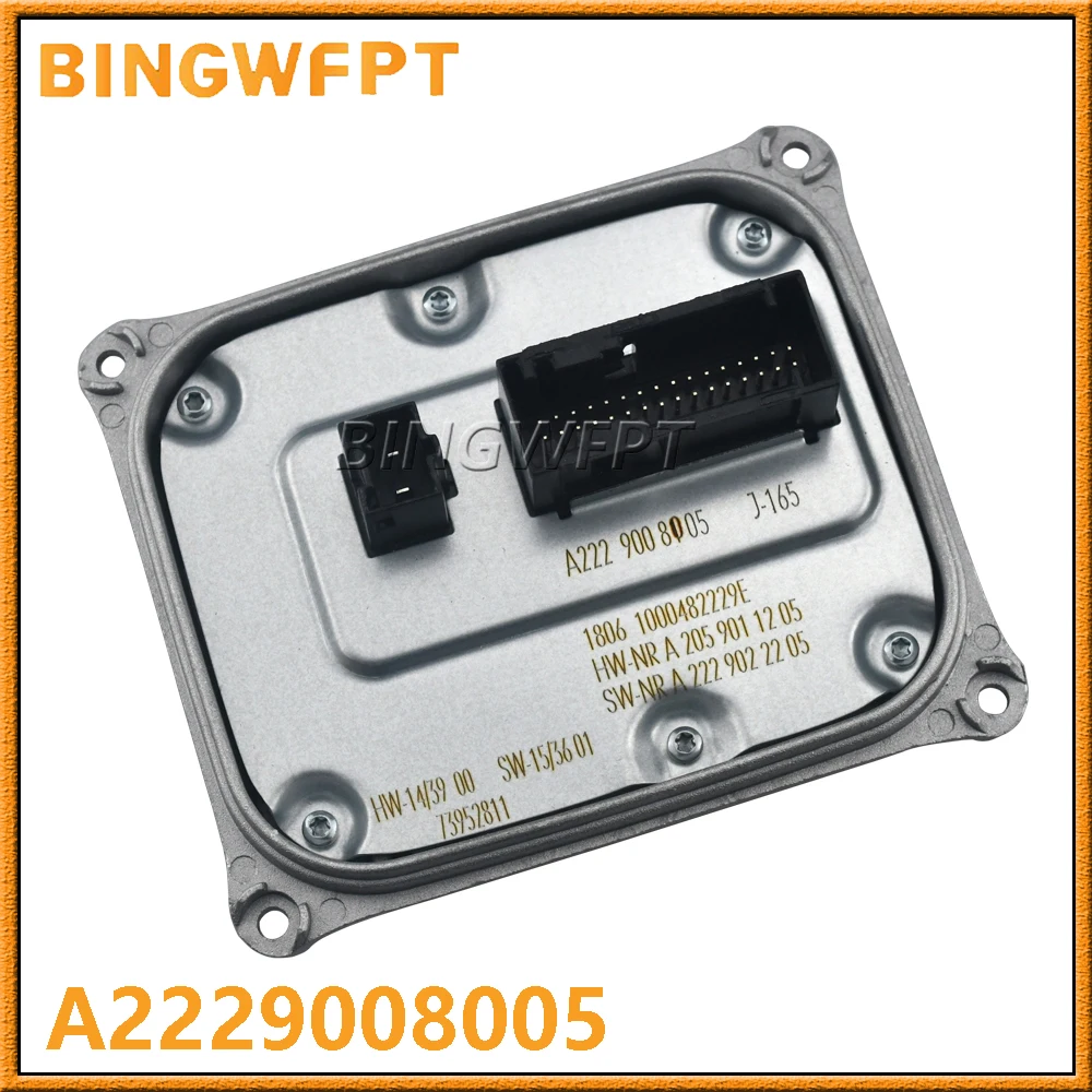 

Новый модуль управления светодиодными фарами A2229008005 2229008005 для Mercedes W205 C Class C300 C350e C43 C63 S AMG
