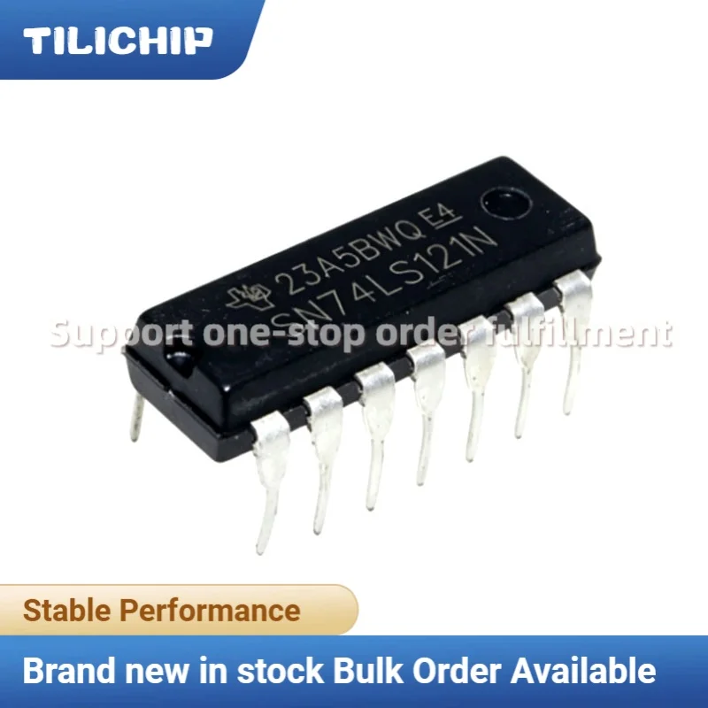 10PCS~20PCS Brand new 74LS121 DIP-14 Through-Hole Complete Multivibrator Chip SN74LS121N HD74LS121P Original