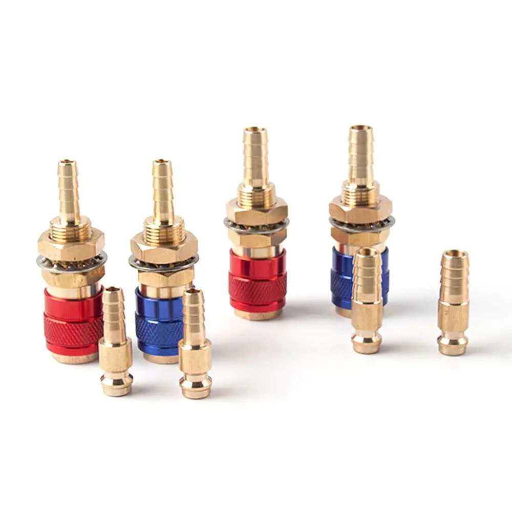 M6 M8 Weld Assembly  Plug Female Male Water Cooled Adapter Cable Connector Clamp Welding Machine Quick Fitting