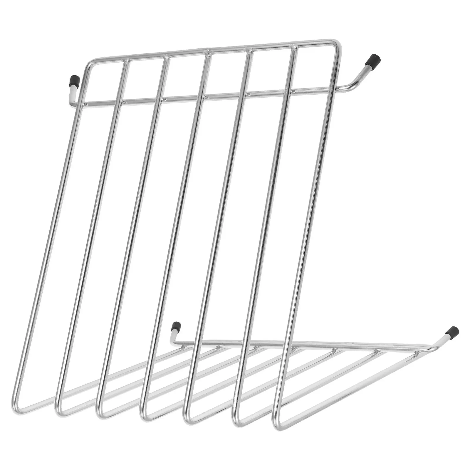 

Stainless Steel Chopping Rack Hollow Design Quick Dry Corrosion Resistant Kitchen Storage Stand Household Board Holder Chopping