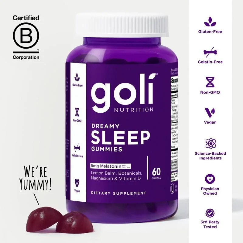 

Sleep Gummies - Reduce Stress and Anxiety, Help You Fall Asleep Faster, Relieve Insomnia and Improve Sleep Quality