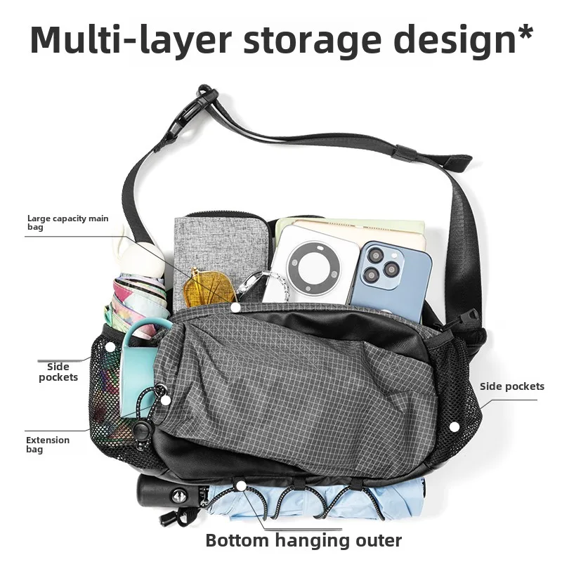 Mini Backpack Waist Bag for Men Designer Backpacks for Men Outdoor Hiking Trips Crossbody Bag Sports Cycling Backpack Designer
