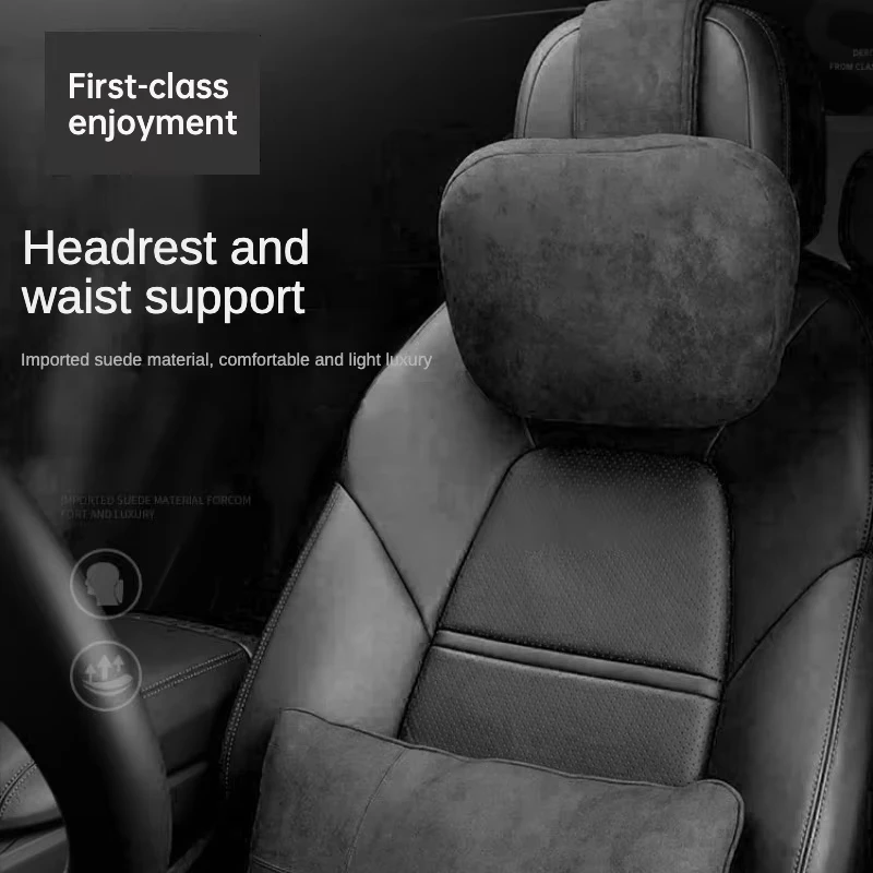 Car Pillow Car Headrest Neck Support Seat Auto Neck Rest Cushion Car Seat Lumbar Pillow Universal For Maybach Mercedes Benz