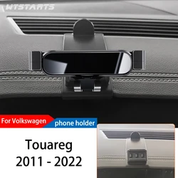 Uchwyt samochodowy do telefonu Volkswagen Touareg 2011-2022 GPS specjalna nawigacja grawitacyjna uchwyt na telefon komórkowy stojak do montażu obrotowa o 360 stopni