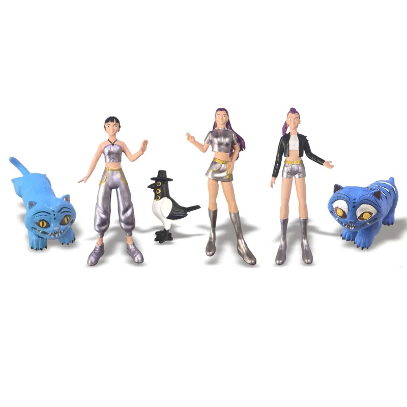 Figurki Kpop Demon Hunters Anime Zabawki Figurki Ruchome Stawy Figurka Model Lalki Dekoracja Urodzinowa dla Dzieci Prezent Zabawka