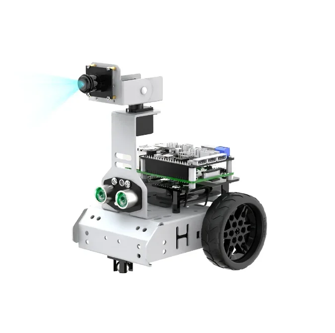 AI Robot Car GoGoPi Powered by Raspberry Pi 4B with  HD Camera, Anti-blocking Servo Support Remote Control