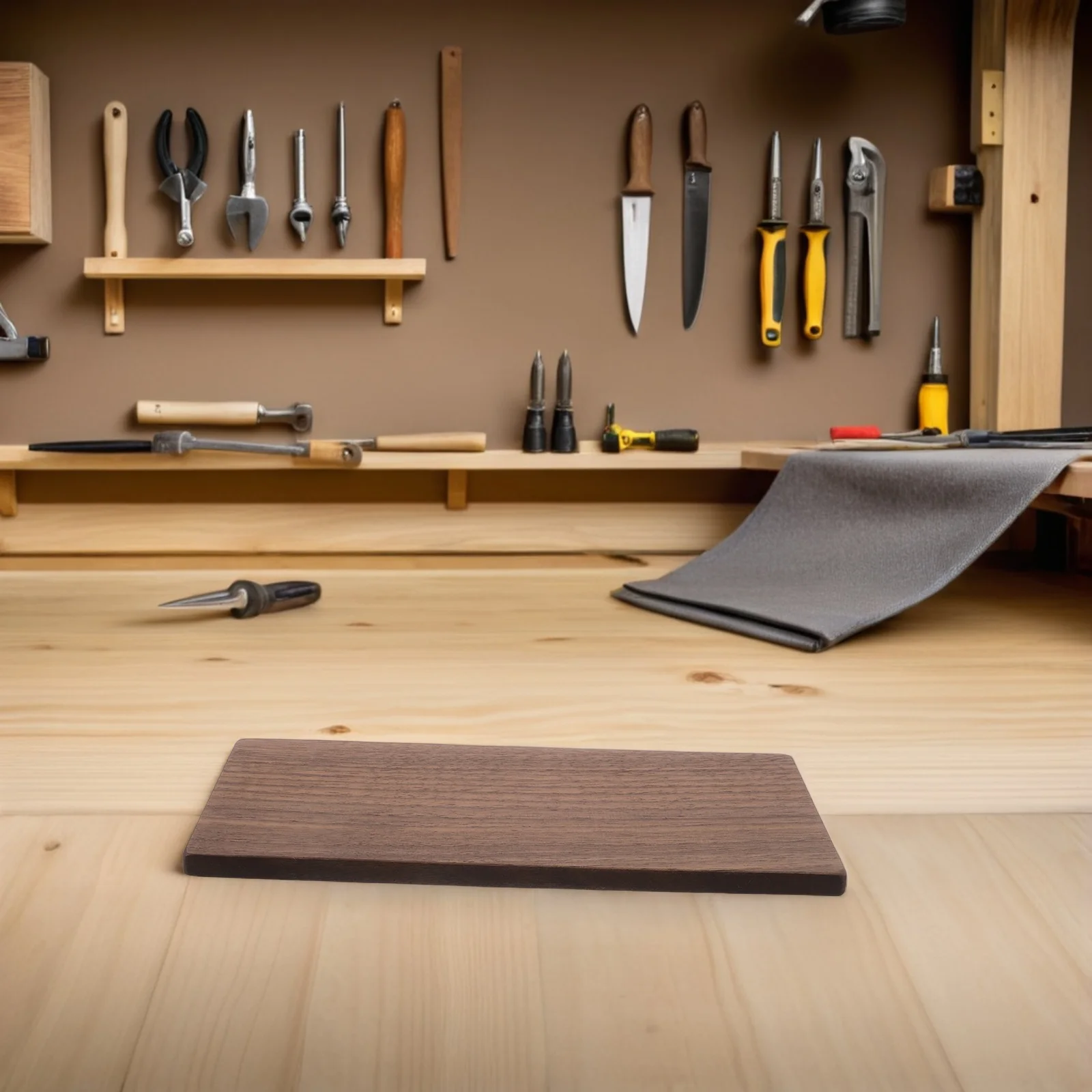 

2Pcs Natural Walnut Wood Boards Sturdy Plywood Sheets for Crafting School Projects Painting Burning Engraving Activities