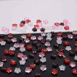 Mixed-color 8mm 60pcs Star Beads Czech Glass Loose Spacer Beads Handmade Diy Accessories Jewelry Making Necklace Earrings
