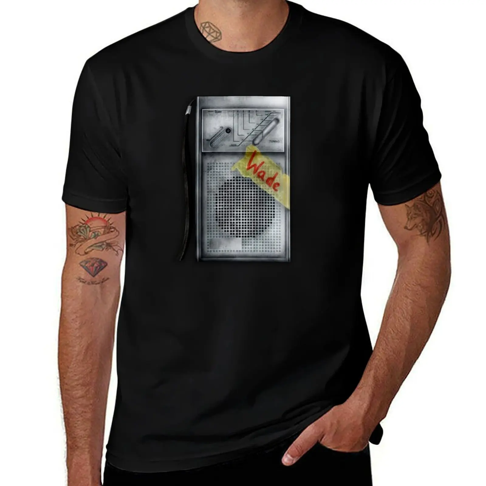 

Classic Old vintage dirty dusty Walkman T-Shirt Casual Fashion Print Tee Top