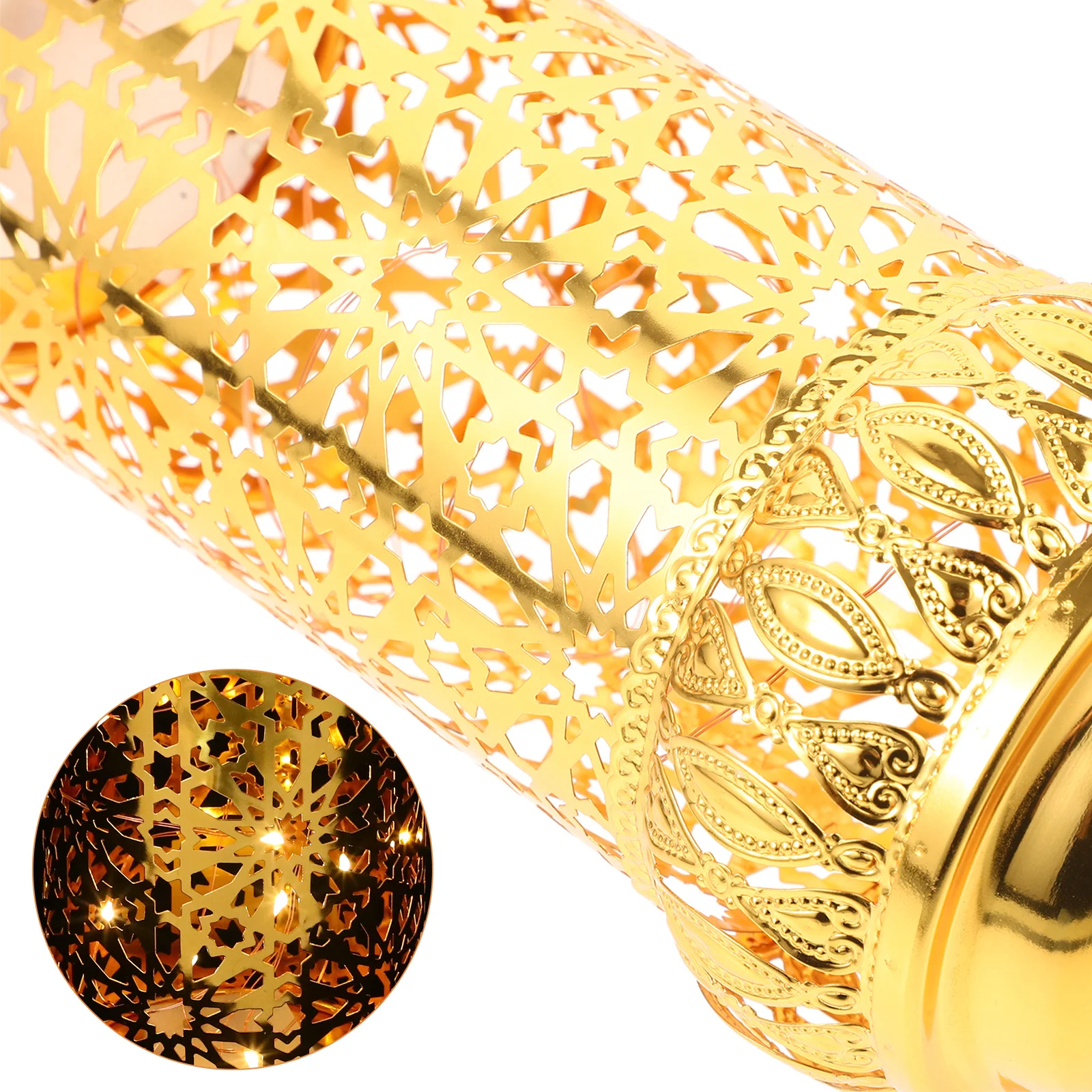 

1pcs Iron Moroccan Hanging Lantern Vintage Morocco Light Decorative Lantern For Home Wedding Party Decor