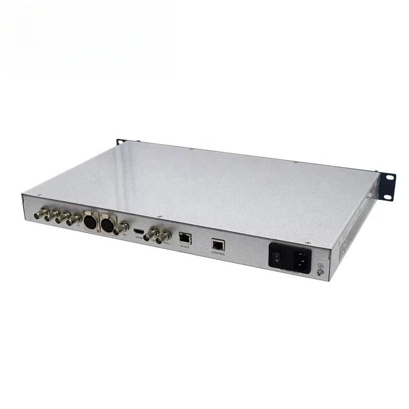 Transmissão ao equipamento da estação de TV ao vivo do codificador Mpeg2 H.264 Ip do codificador de vídeo da TV do estúdio