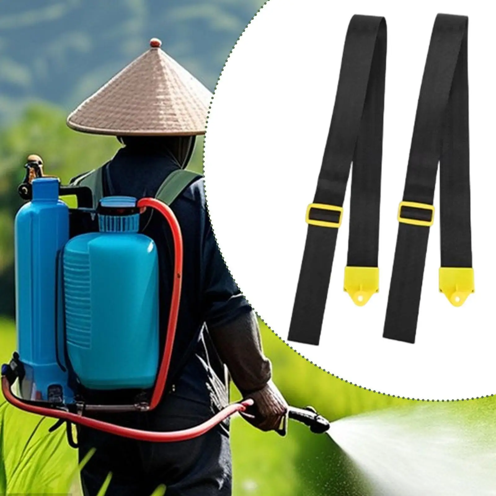 2-4pack 2x Backpack Sprayer Shoulder Straps High Strength Garden Sprayer