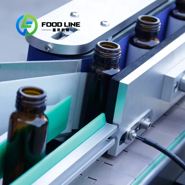 Rotary Round Bottle Labeler Smooth Rotating Roller Design Ensuring Even Label Pasting Without Wrinkle Or Bubble On Surface view 6