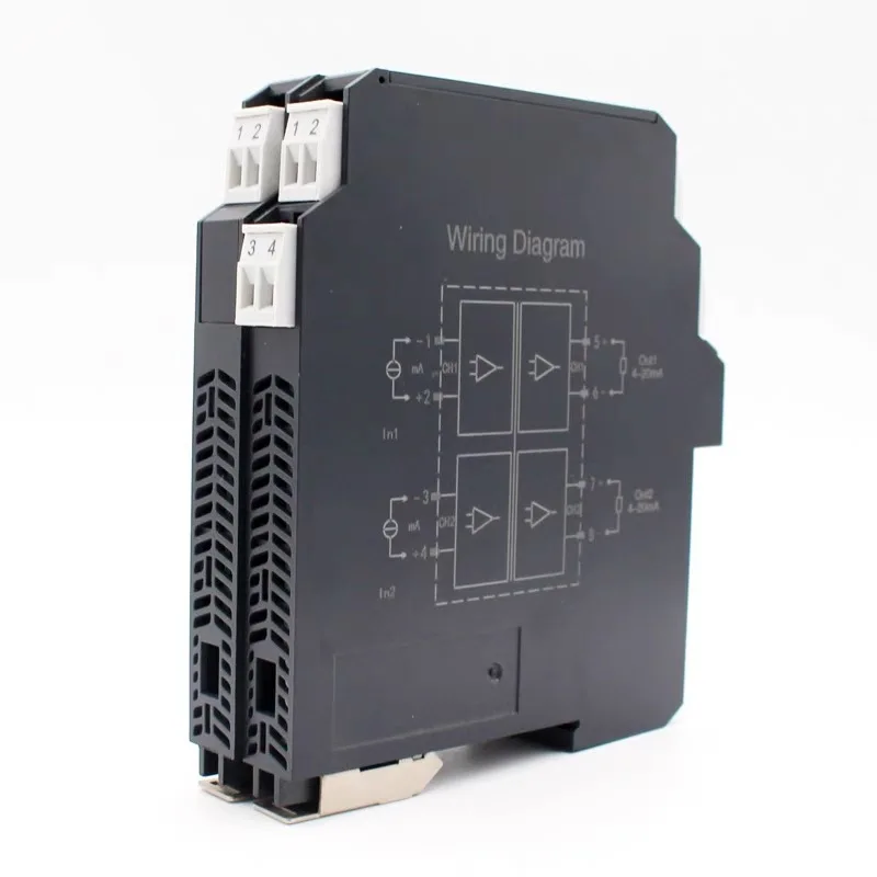 Passiver Signalisolator, 4–20 mA Stromquelleneingang, Zweidraht-Stromisolationsmodul benötigt die Stromversorgung nicht
