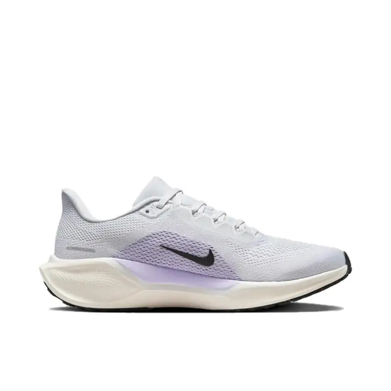 ナイキ ペガサス 41 快適、ファッショナブル、滑り止め、耐摩耗性、女性用ロートップ ランニング シューズ、グレーがかったパープル色