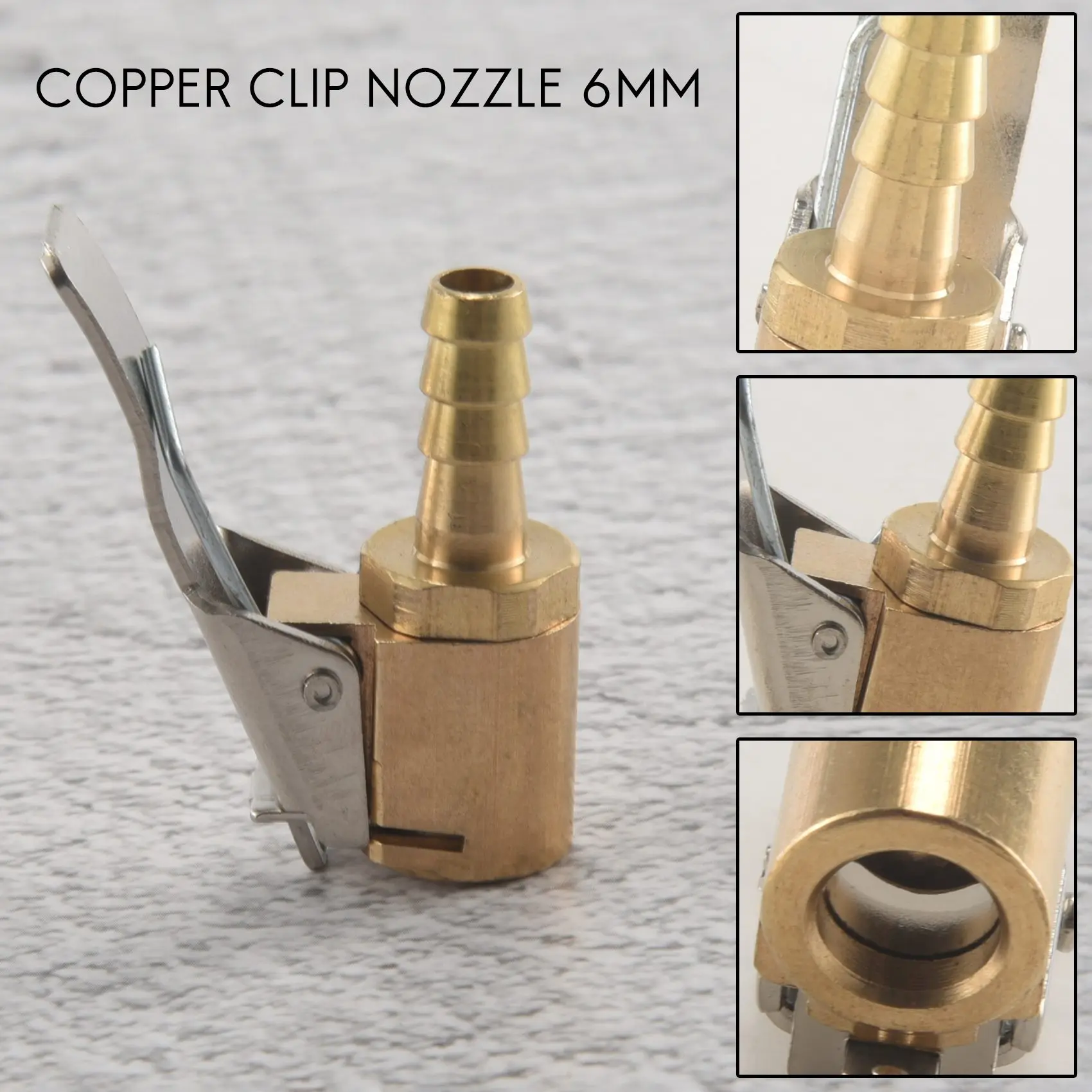 

Стильный-4 шт., 6 мм, автомобильный воздушный насос, зажим для патрона, автомобильная грузовая шина, насос для шин, разъем клапана, автомобильный открытый латунный стержень, шина