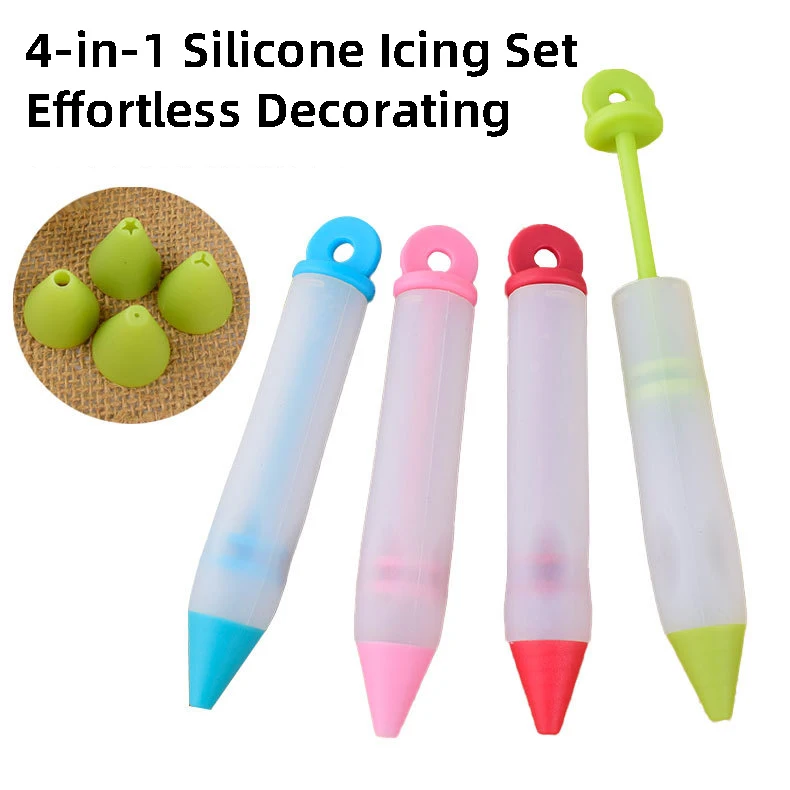 

1PC Food Silicone Cake Chocolate Pen Food Writing Pen Edible Pastry Markers for Reposteria Baking Tools Cake Pastry Accessories