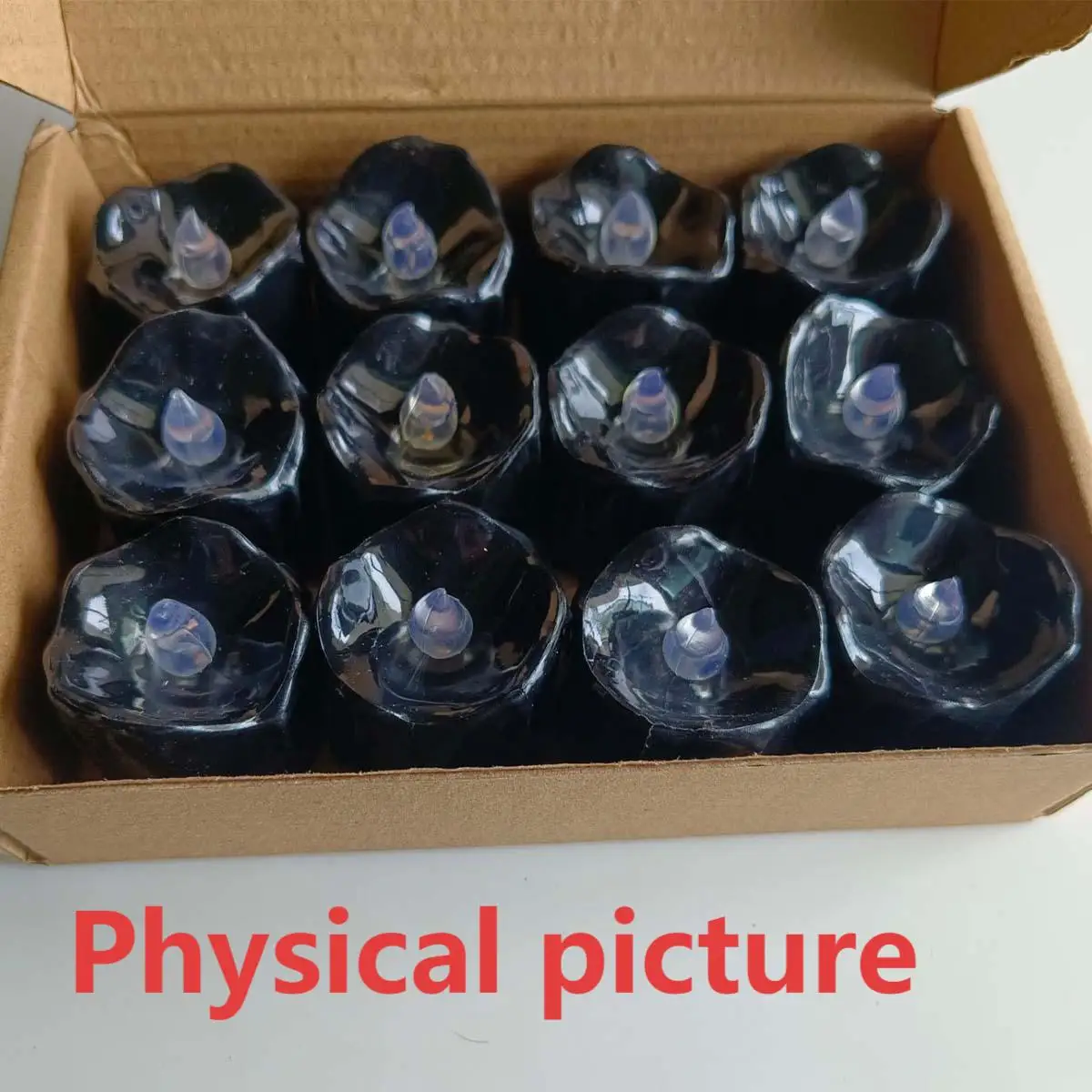 Velas electrónicas de 12 piezas, luces de decoración navideña, velas sin humo, arreglo de ambiente de fiesta de Navidad y Halloween