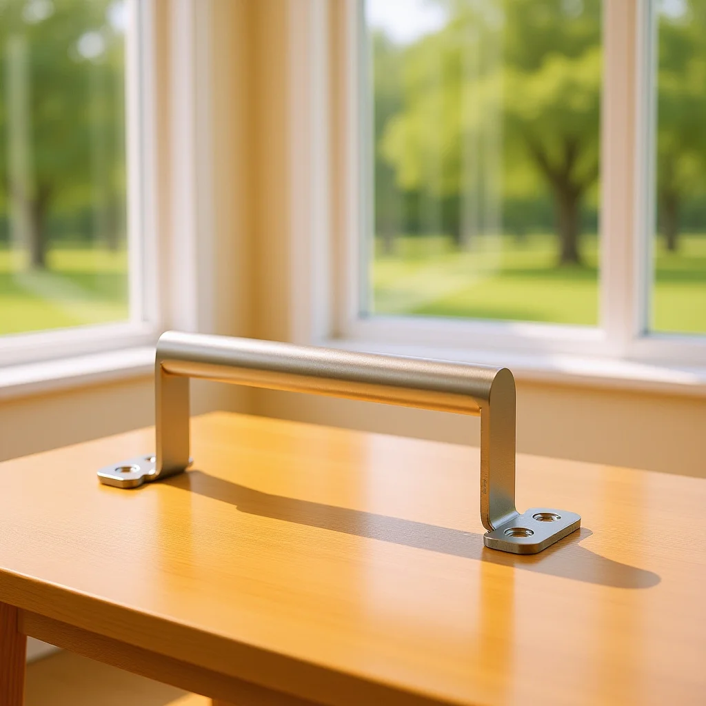 

Ручка для шкафа из нержавеющей стали, современная мебельная ручка для гардероба, комода, кухонного ящика, гладкая, эргономичная, с закругленными углами