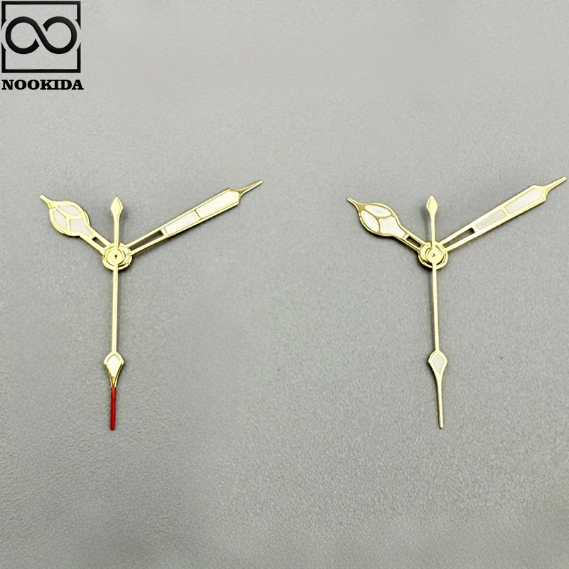 NOOKIDA белые светящиеся/зеленые светящиеся стрелки часов аксессуары для часов NH35/NH36/4R/7S механизм NH35 стрелки серебро черное золото