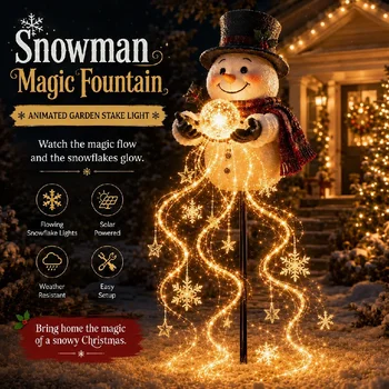 LED Snowman Magic Garden Lights 1