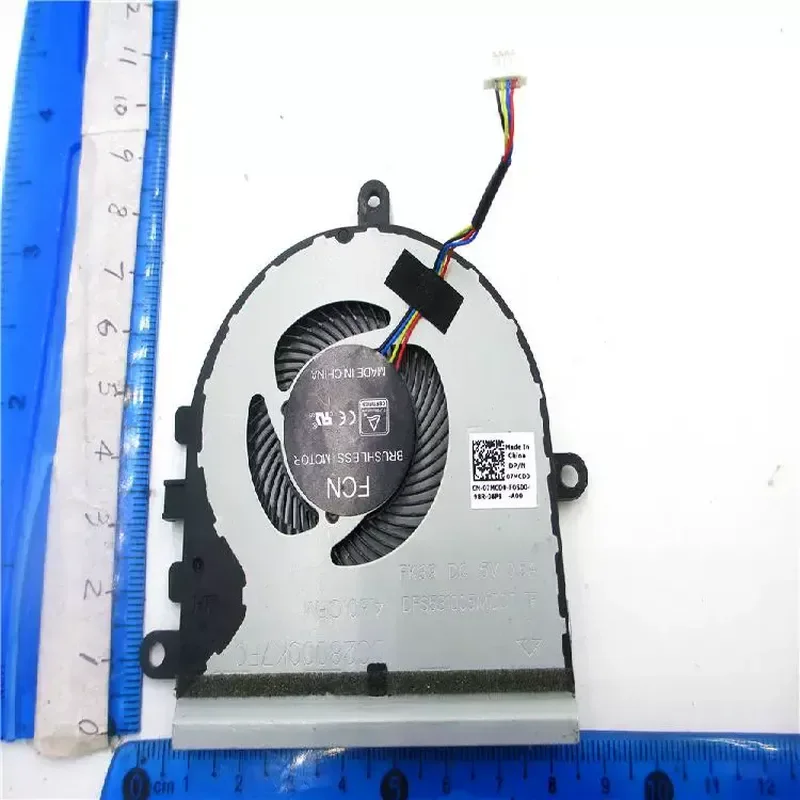 For Dell Inspiron 5570 5575 CPU Cooling Fan Replacement Part Compatible with 7MCD0 FK39 DC28000K7F0 Laptop Heatsink