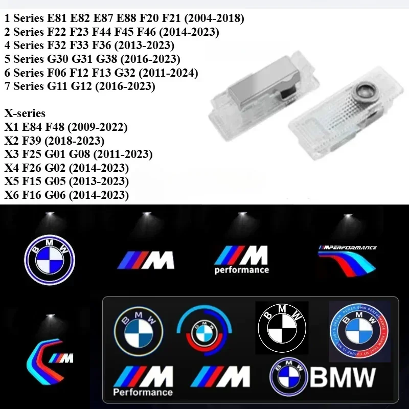 

Automotive welcome light X series x1 E84 F48 09-22/x6 f16 14-23/x2 f39 18-23/x3 f25 g01 g08/x4 f26 g02 14-23/x5 f15 g05 13-23