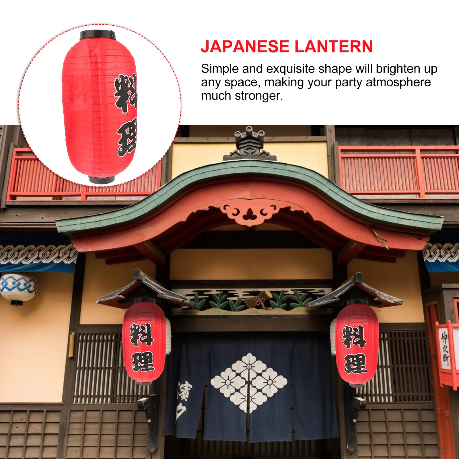 Lanterne Oden pour la décoration extérieure japonaise, lanternes de confection de sushis, décorations de cuisine, fête, 4 pièces
