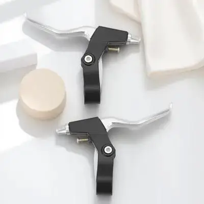 

22.2Mm Aluminum Alloy Brake Levers For Mountain Folding Bike Durable Replacement Bike Brake Handles Pair Set