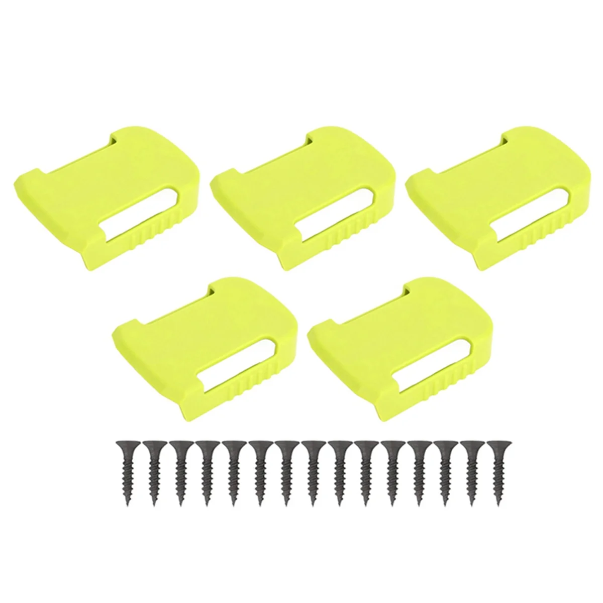 10Pcs Battery Holder Battery Mount for / 20V 5pin Battery, Power Battery Dock Holder Wall Mount Fixing