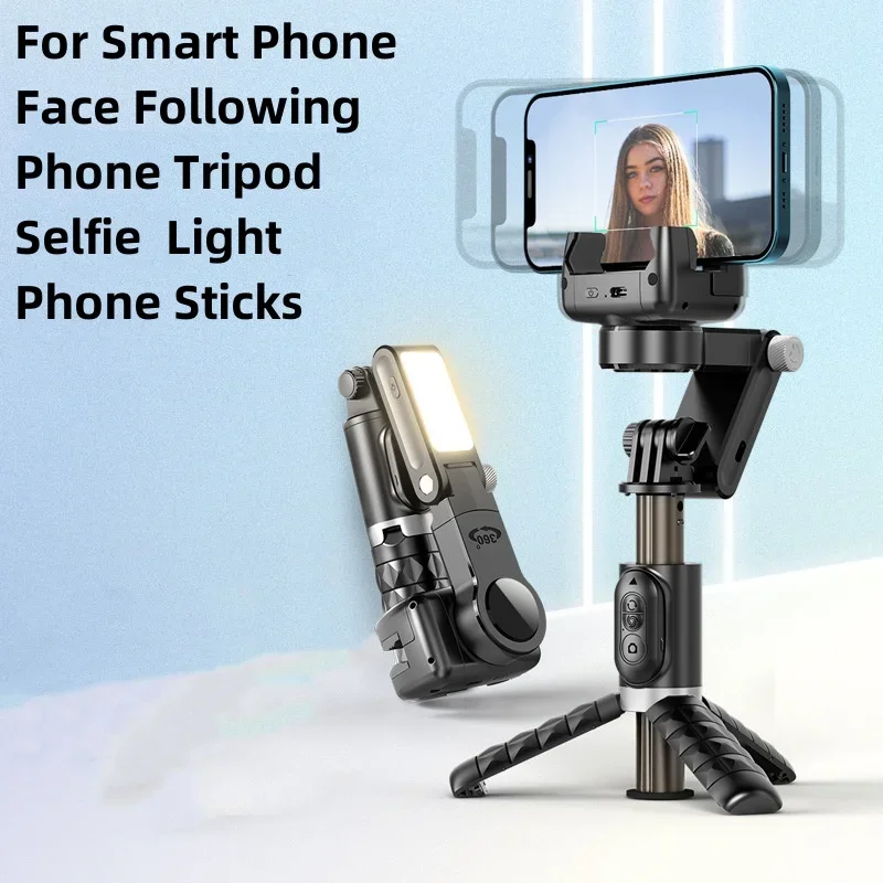 

Selfie Sticks Tripod for Phone Fashion Phone Tripod Selfie Light Handheld Gimbals Set Face Follow Anti-shake Steady Shooting set