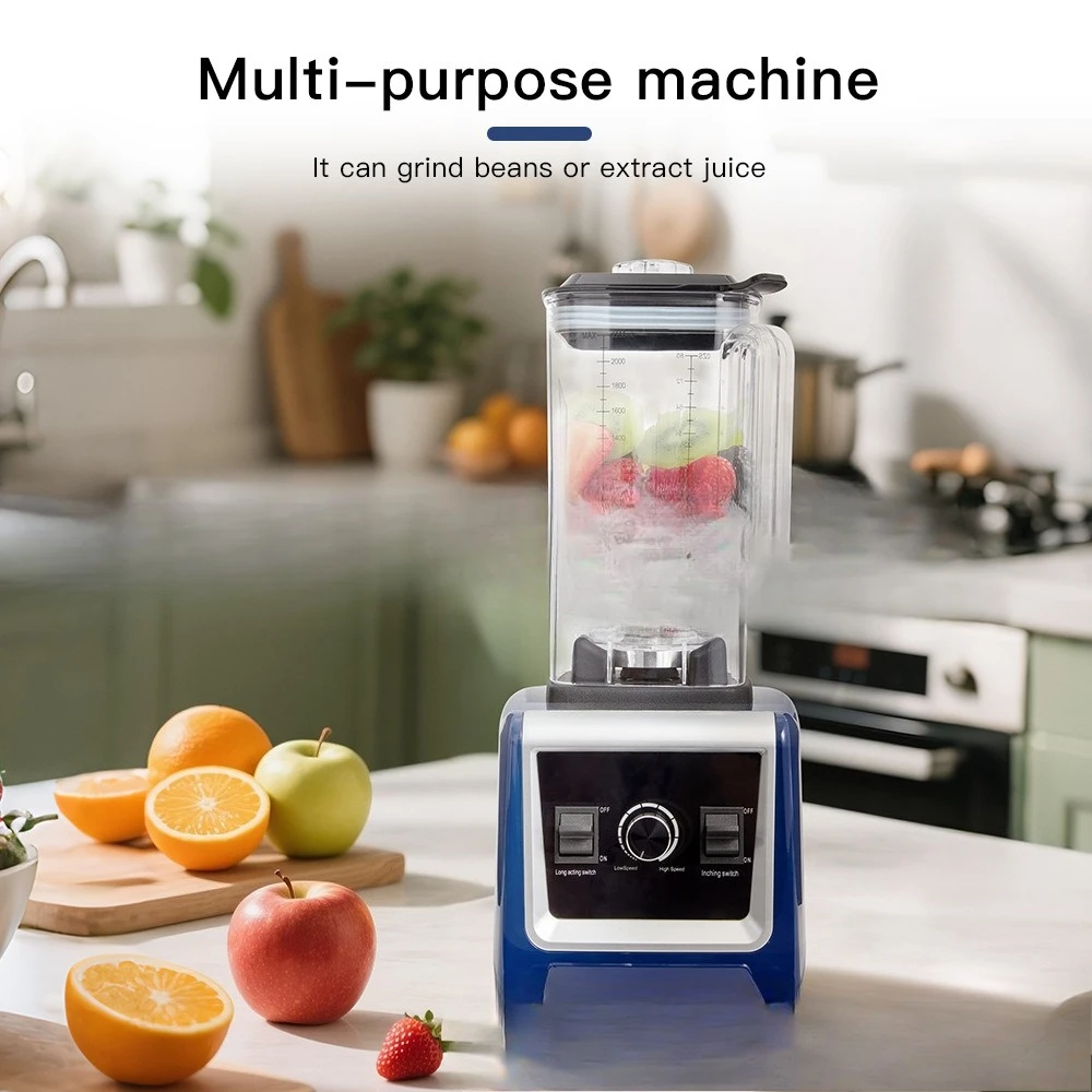 

Бытовой и коммерческий настенный выключатель большой емкости, 2 л, машина для смешивания соков, молочных коктейлей, все сделано