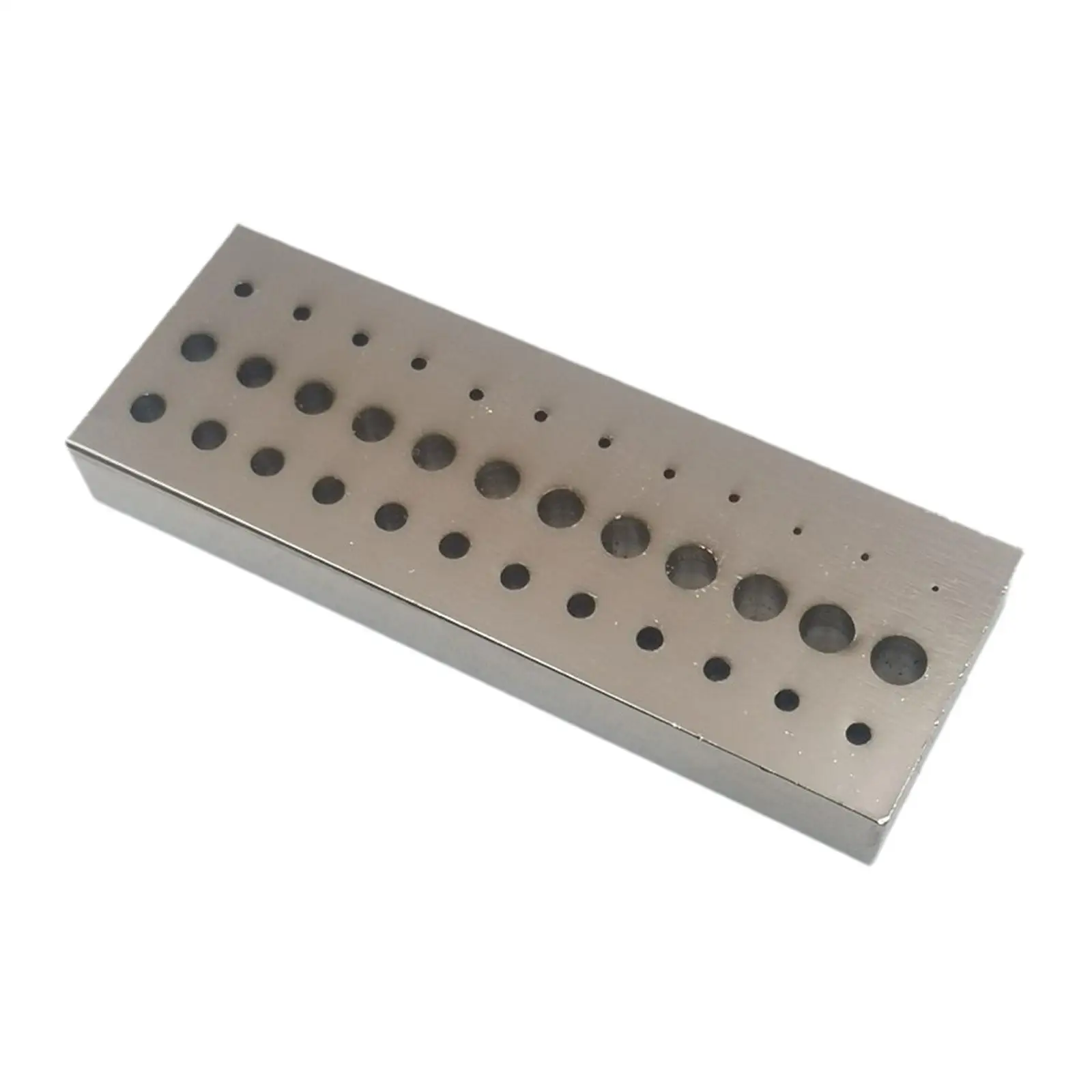 36 Holes Riveting Stake Watch Staking Tool Hole Punching Plate Small with Multiple Hole Sizes Watchmaking Tool