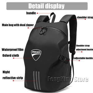 Dành cho Ducati 620 695 696 796 821 Monster 899 Knight Backpack Motorcycle Motorcycle Du lịch và công suất lớn 6 Bán hàng chính Backpack Moto Monster - №6