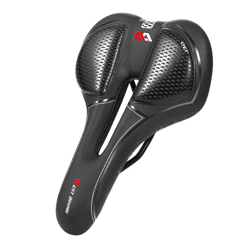 AliExpress West Biking WEST BIKING Bike Saddle PU Waterproof High Elastic Silicone Bicycle Cushion Hollow Breathable Shockproof MTB Road Bike Seat