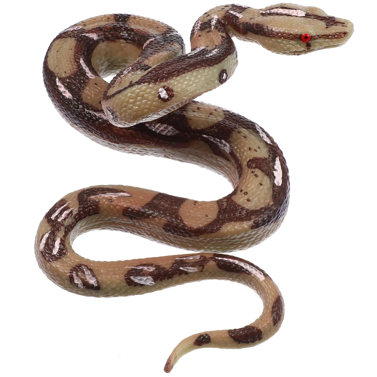 Giocattoli spaventosi Aspetto realistico del serpente Serpenti di gomma del serpente reale Serpenti finti realistici Serpente ad alta simulazione