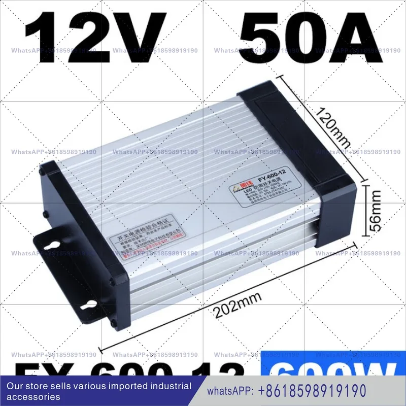 FY-400W600 Наружный светодиодный непромокаемый импульсный источник питания 12 В 33 А 24 В Трансформатор светового короба для рекламных щитов 5