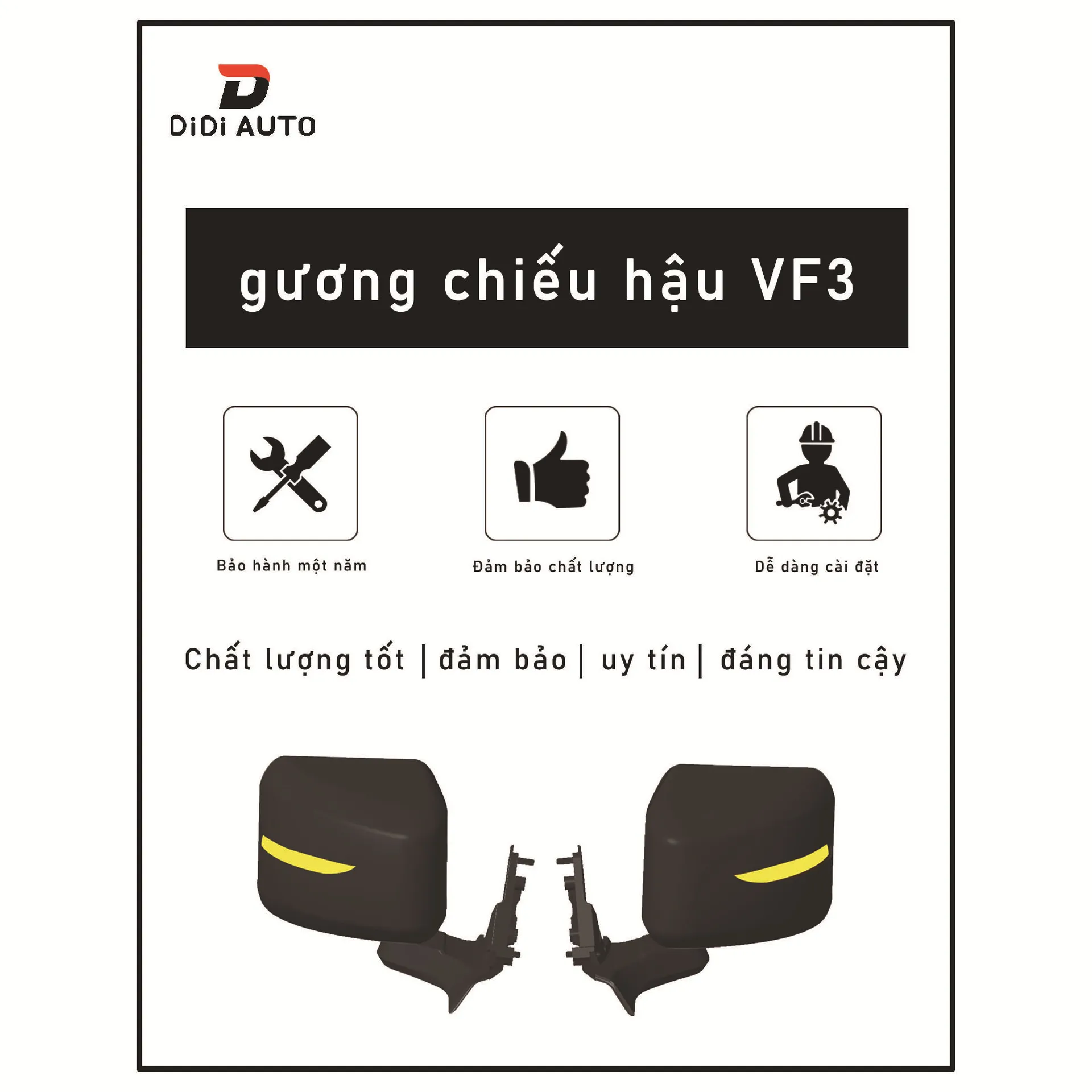 VinFast VF3 electric folding rearview mirror with heated didi auto