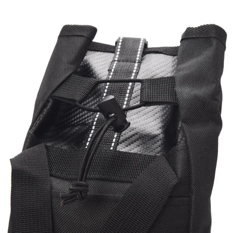Rider wearing motorcycle waterproof leg bag