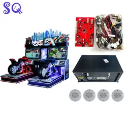 F&F Dynamic Arcade Super Motorcycle DIY Kit Motorcycle Racing Motor Driving Game Board Simulator Children's Racing Game Console