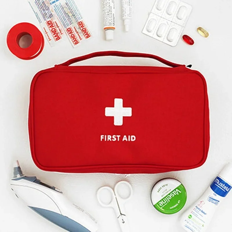 Kit di pronto soccorso per auto da viaggio all'aperto impermeabile casa piccola scatola medica Kit di sopravvivenza di emergenza campeggio domestico scatola di pronto soccorso vuota