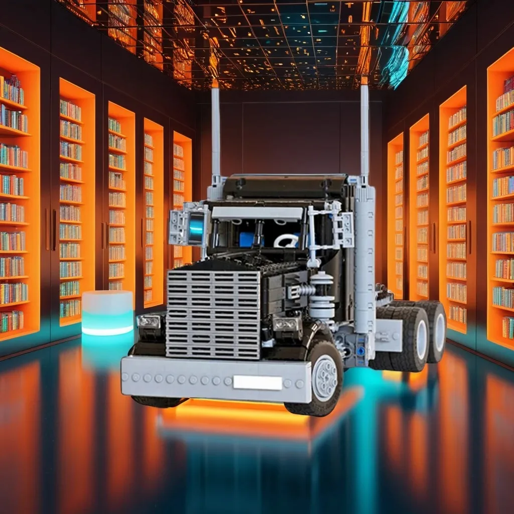 

2471 шт. Kenworth W900 MOC классическая сверхмощная модель грузовика образовательная модель здания DIY блоки игрушки на день рождения подарок