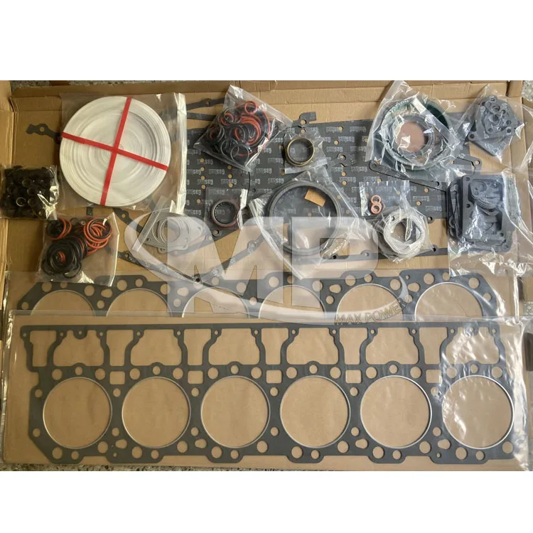 For Caterpillar 3412 Full Gasket Set 420-4502 Diesel Excavator Construction Spare Parts