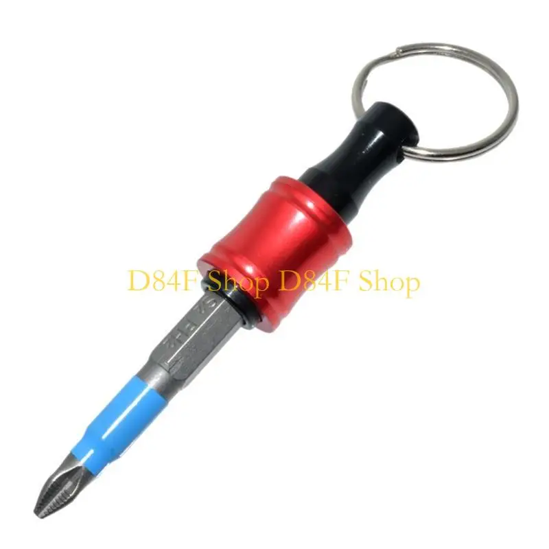 D84F 10 Pieces 1/4 Inch Shank Keychain Extension Bar Screwdriver Bits Holder Socket Adapter Drill Bit Screw Adapter