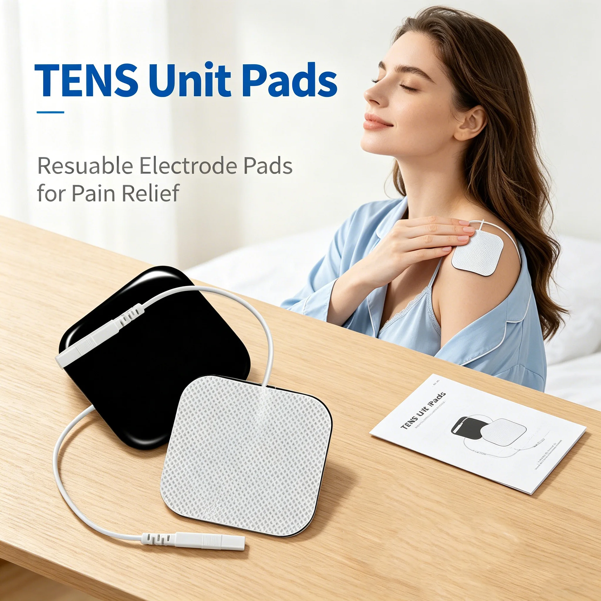 Tens Pain Relief Unit - Électrodes TENS, patchs de gel conducteur