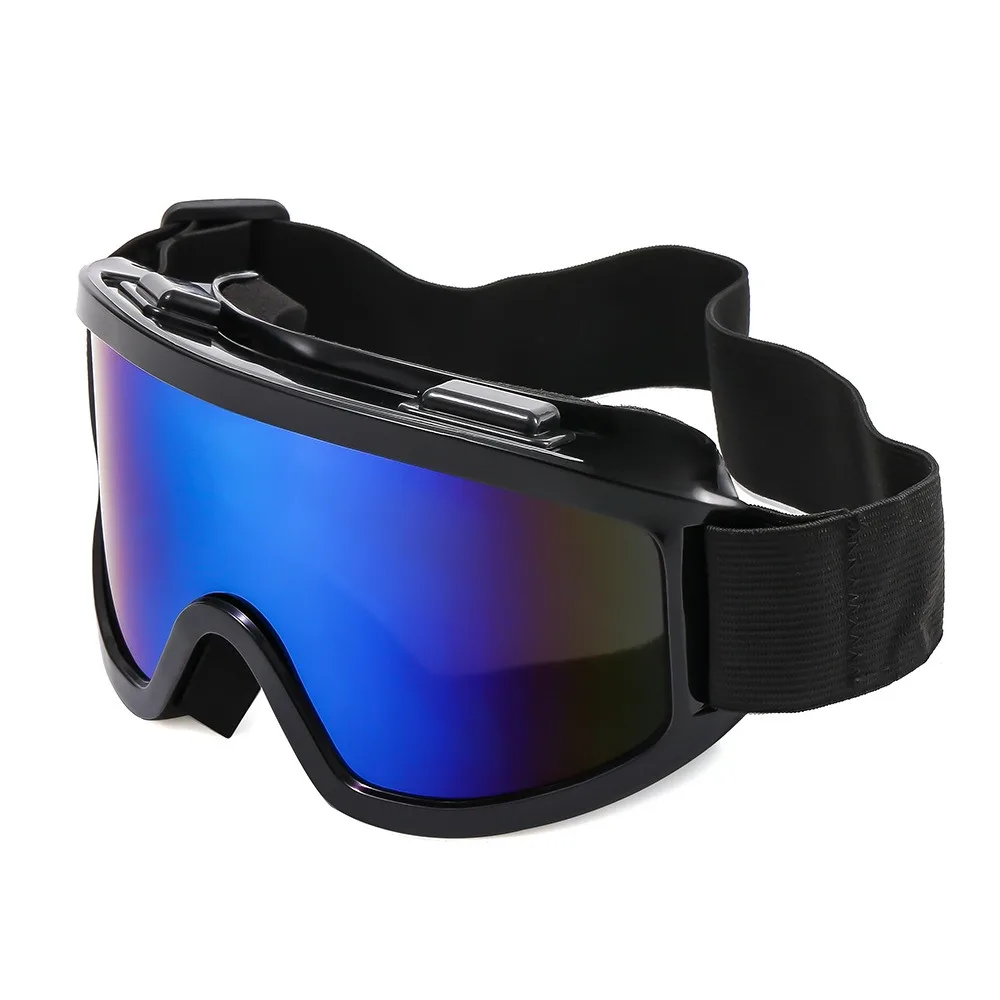 Large Frame Ski Goggles With Colorful Lens Anti-Collision Anti-Glare Lens Outdoor Sport  Snow Snowboard Glasses Skiing Eyewear