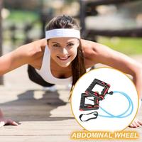 Ab Exercise Roller Exercise Wheel Rollers 3-in1 Exercise Wheel Equipment Folding Non-Slip Silent Wheels For Core Workout Home